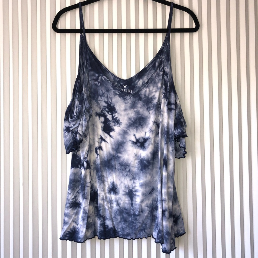 American eagle tie dye top